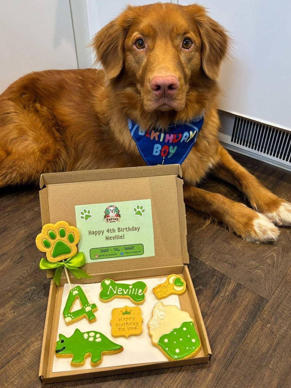 Grain Free Personalised Birthday Cookies